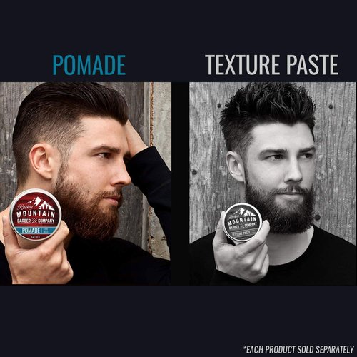 Rocky Mountain Barber Company Pomade for Men - 5 oz Classic Styling Product with Strong Hold & High Shine