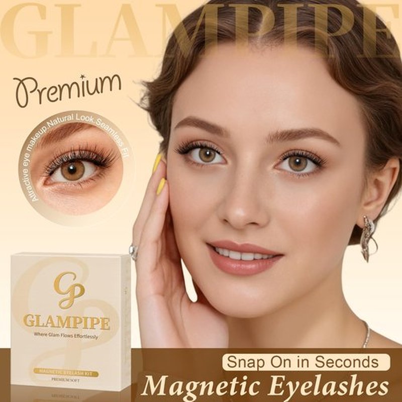 Magnetic Eyelashes Without Eyeliner