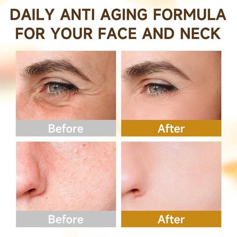 Deep Retinol Collagen Capsule Cream - Retinol Cream for Face Anti Aging Day and Night Golden Capsule Face Moisturizer with Hyaluronic Acid for All Skin, Firming, Wrinkles
