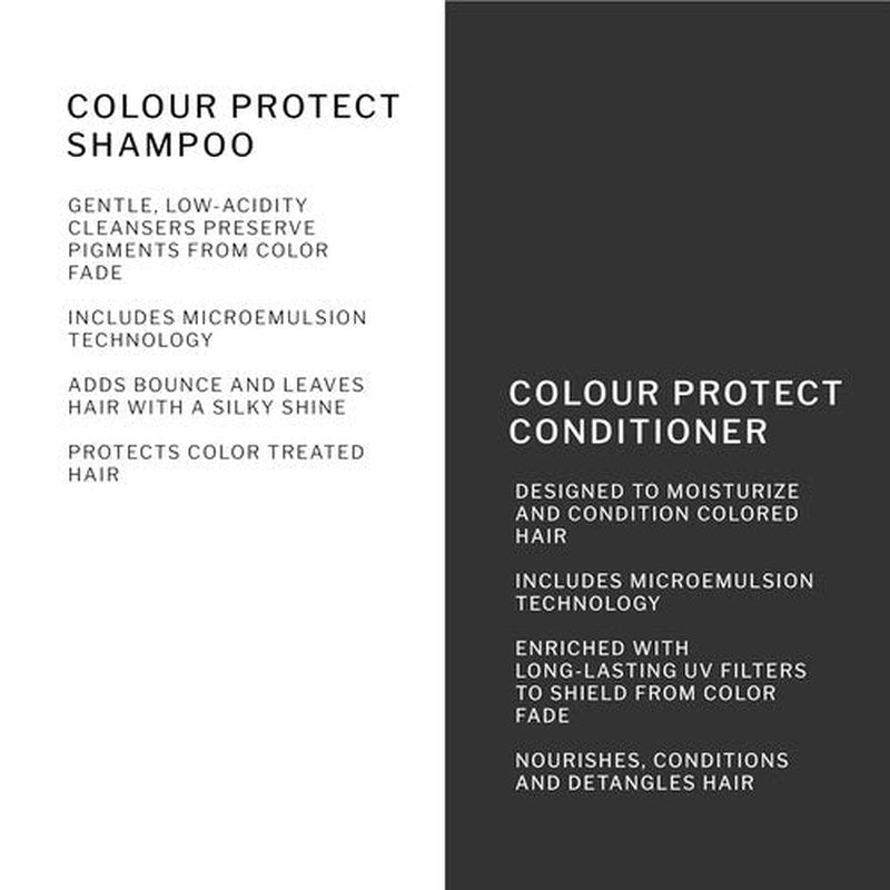 SACHAJUAN Colour Protect Shampoo and Conditioner Set - Ocean Silk Technology for Color Fade Prevention | UV Defense | Vegan & Paraben-Free | 2 x 8.45 oz