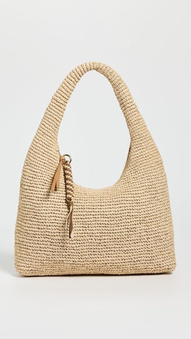 Loeffler Randall Willow Woven Hobo Bag - Stylish & Spacious Handbag for Everyday Use