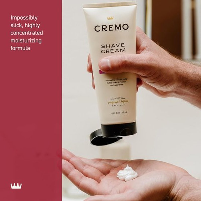 Cremo Shaving Cream for Men - Ultra-Slick Formula Fights Nicks & Razor Burn | 6 Fl Oz (2 Pack)
