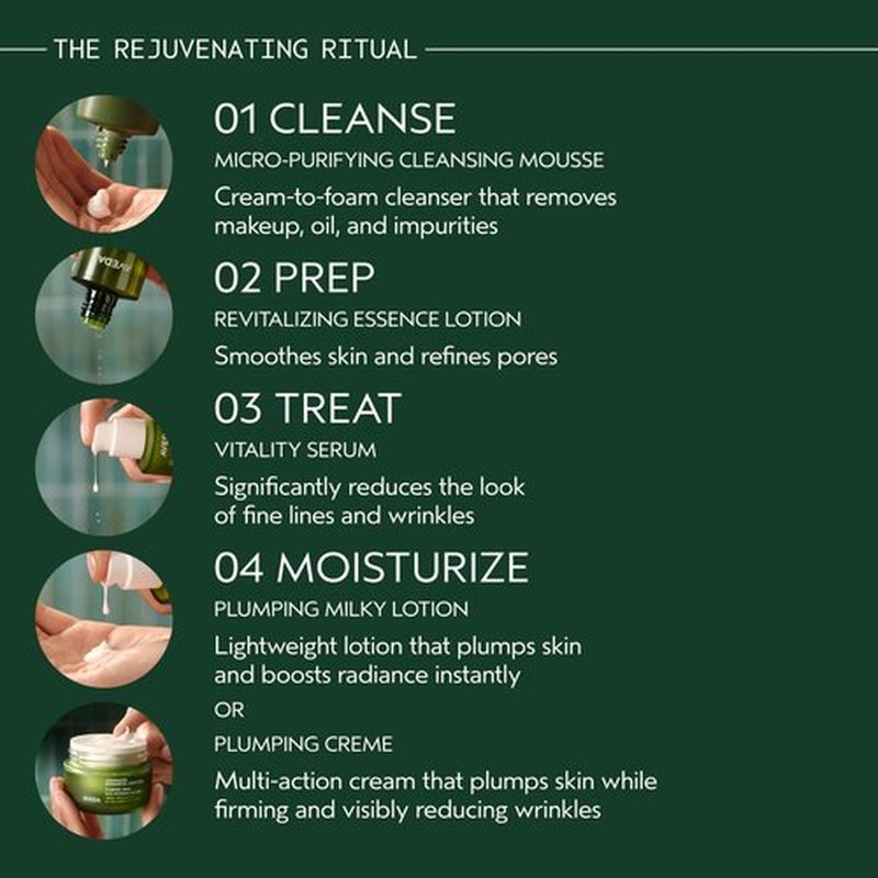 Aveda Advanced Botanical Kinetics Plumping Milky Lotion | Plumps skin with moisture and boosts radiance | Vegan | Full Size | 1.7 Fl Oz