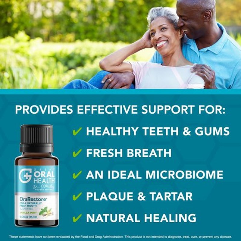 OraRestore Bad Breath Treatment - Dentist-Formulated Oral Rinse Concentrate for Fresh Breath | 15ml