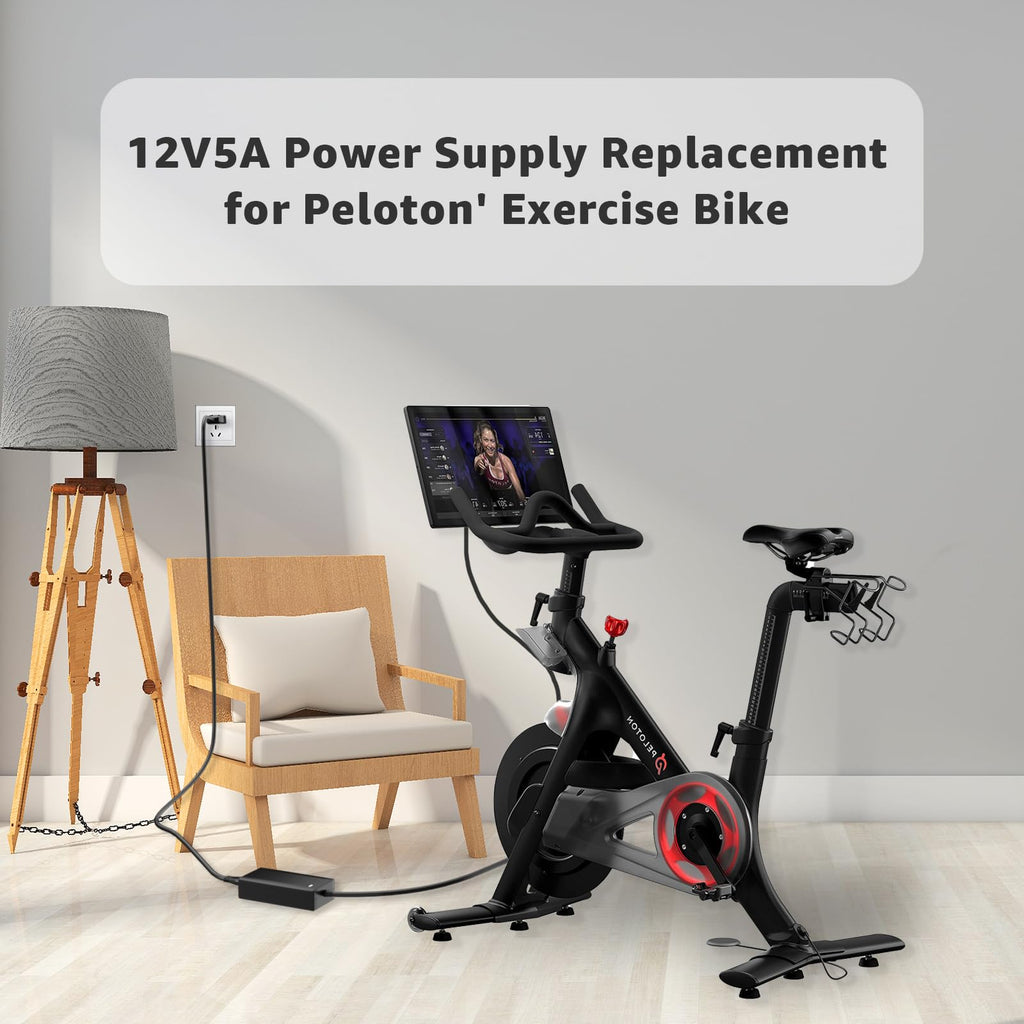 Norward Replacement for Peloton Bike Power Cord for Peloton PL-01 Charger