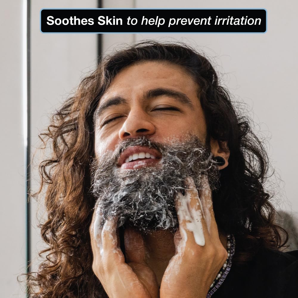 ZEUS Soothing Beard Shampoo for Men, Anti-Dandruff & Itch Relief (6 oz)