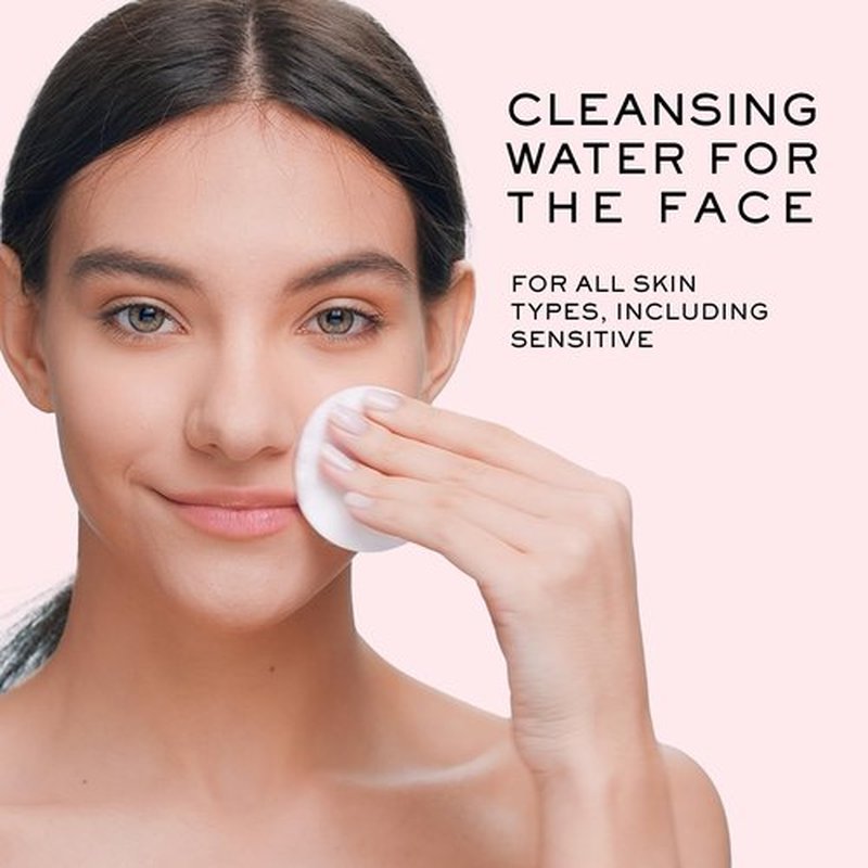 Nuxe Very Rose 3-in-1 Micellar Water, Soothing Facial Cleanser and Makeup Remover, with Rose Extract for Face & Eyes, 6.7 Fl Oz