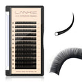 Classic Volume Lash Extension, 0.15 D Curl 8-15mm Mixed Eyelash Extension Lash Trays, Super Matt Black Individual Lash Extensions for Professional Salon Use