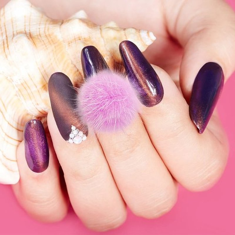 30 Pieces Nail Pom Balls Nail Art Fluffy Balls Detachable Nail Plush Ball 3D Soft Nail Art Ball Removable Manicure Pom Ball Nail Art Decoration for Women Manicure, 15 Colors