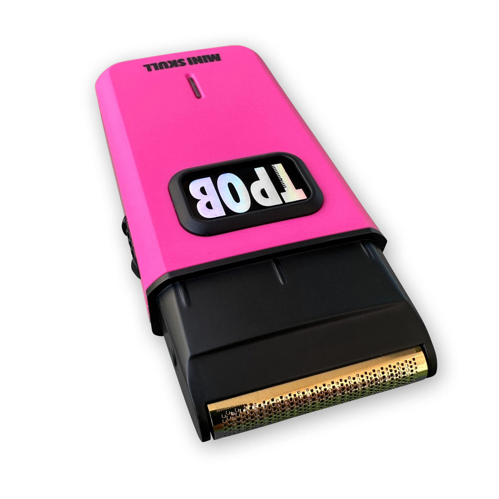TPOB Mini Skull Single Shaver Compact Design that can fit in Your Pocket with a Turbo Charged Motor, Perfect for Both Professional and at-Home use (Candy)