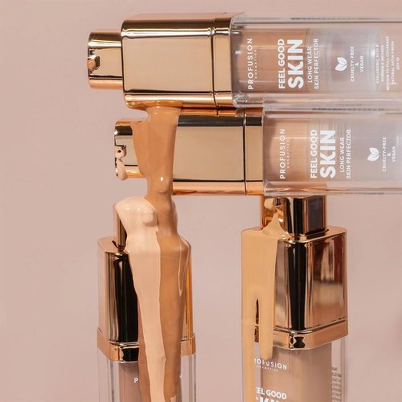 Profusion Cosmetics Feel Good Skin Foundation – Radiant Satin Finish, Buildable Coverage with SPF 15 Sun Protection, Hydrating, Lightweight, Vegan & Cruelty-Free Makeup (Fair 110, 1)