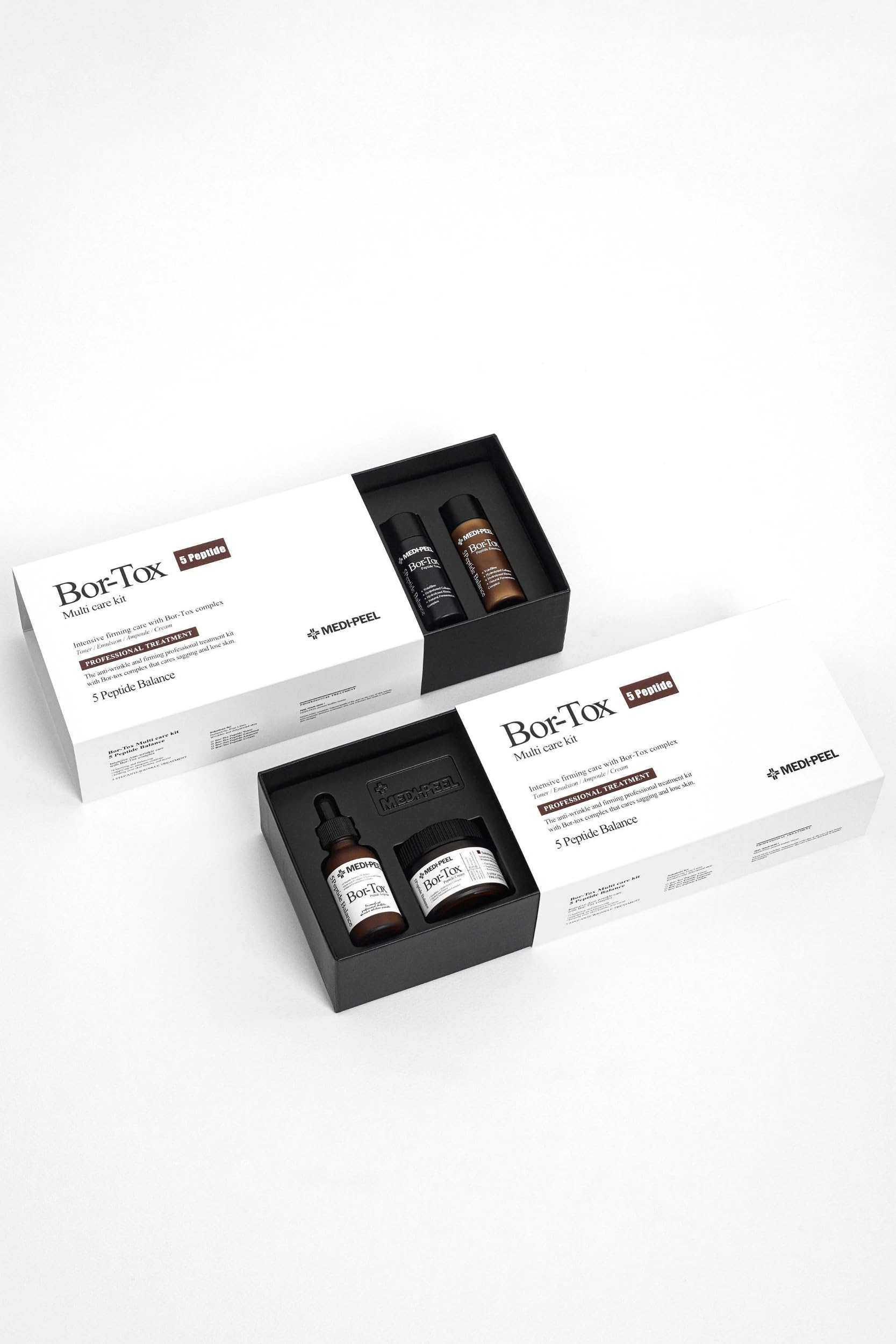 Medi-Peel Bor Tox Multi Care Kit - Peptide Ampoule 30ml, Toner, Emulsion, Cream 50g