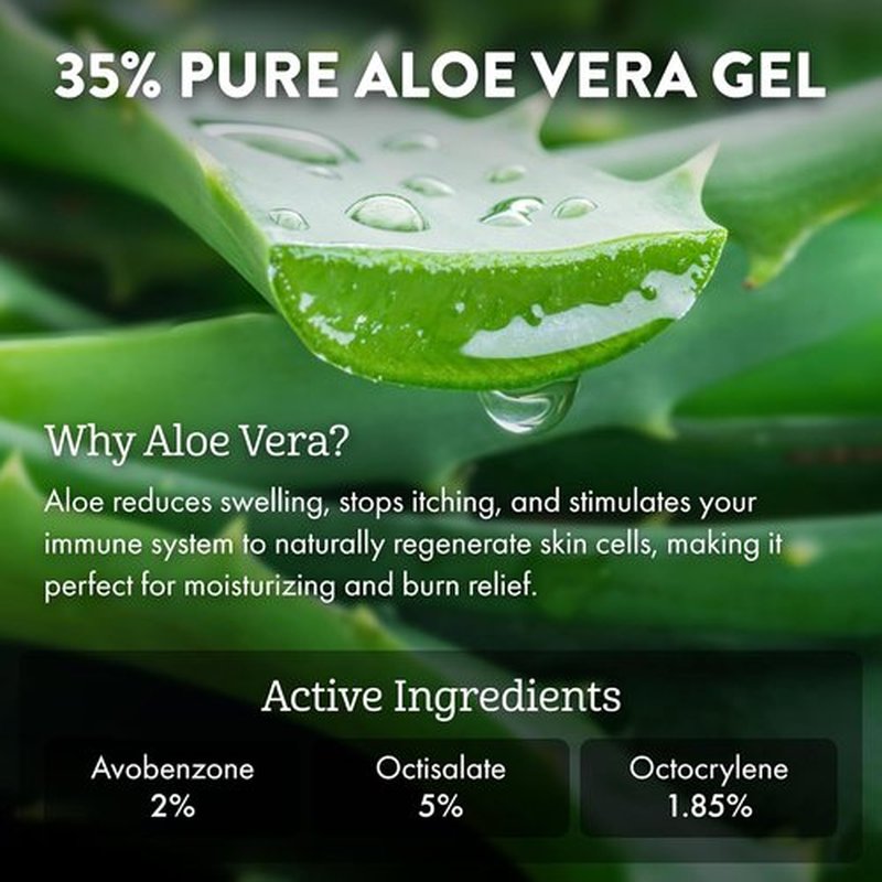 Aloe Up Sport Spray Sunscreen SPF 15 - Hydrating Aloe Vera Gel, Fast Absorbing, Reef Friendly | 6 Oz