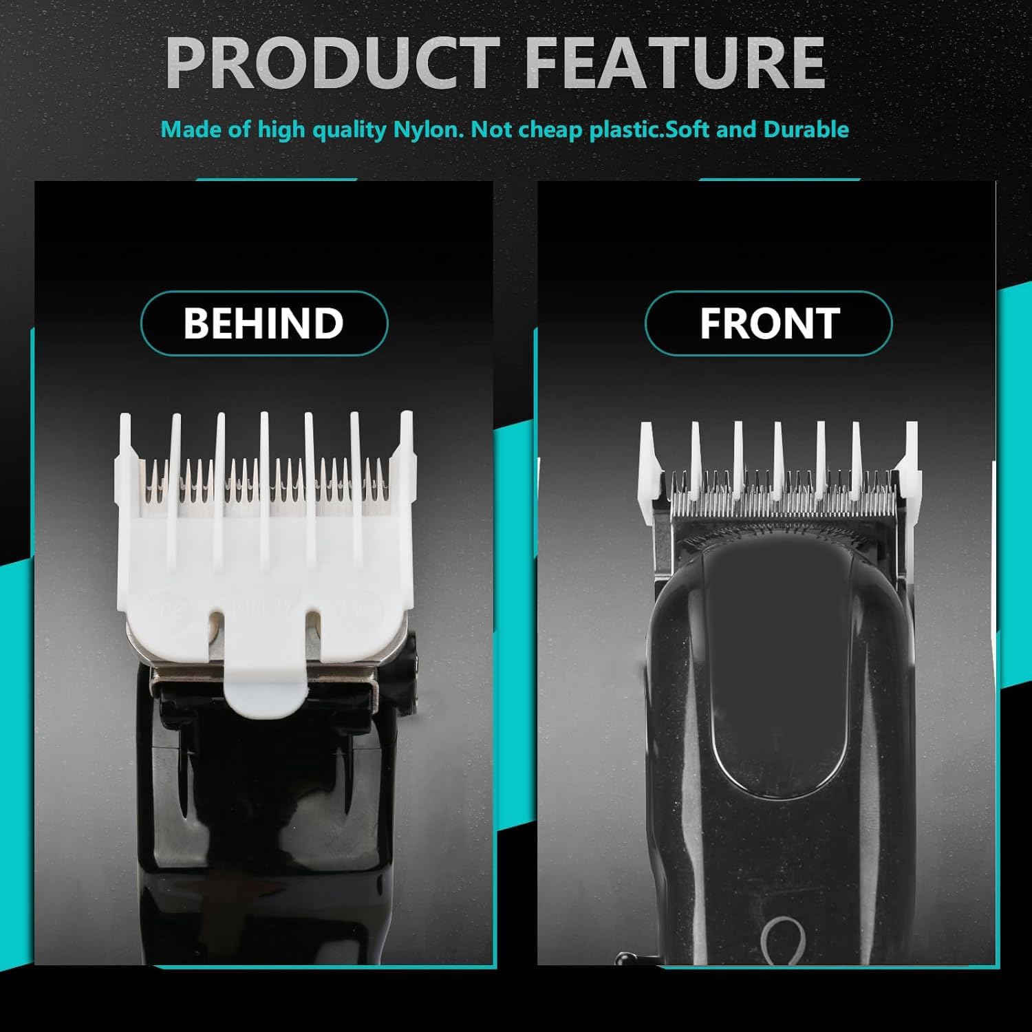 3/16" Replacement for Wahl Attachment Clipper Guide Replacement Guard 4.5 mm #1.5#1-1/2 （2 pack）