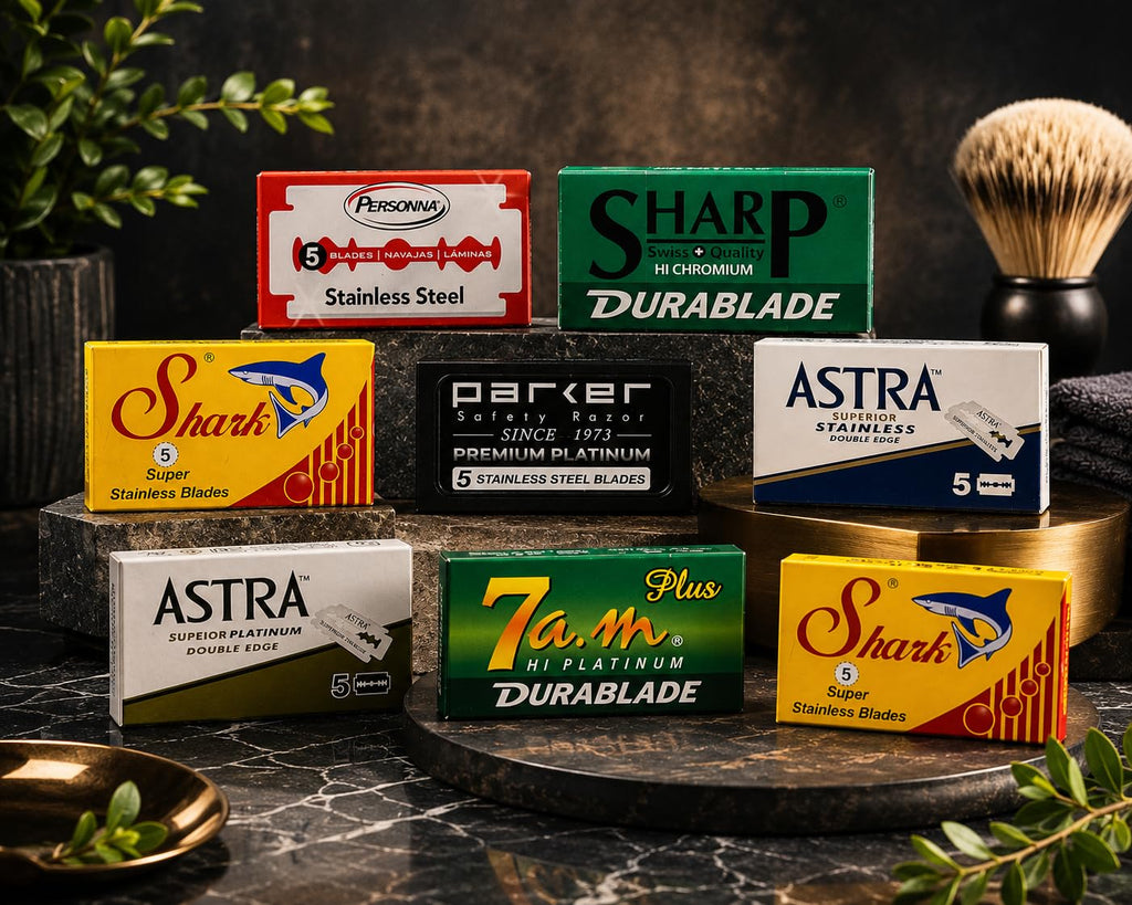 Double Edge Razor Blade/Safety Razor Blade Variety Pack 100 Blades for All Standard Double Edge Safety Razors