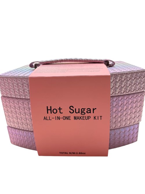 Hot Sugar Girls Makeup Kit for Birthday Gift, All in One Makeup Set for Women Full Kit, Christmas Beauty Set for Teens 14-16 Includes Real Cosmetics (Purple)