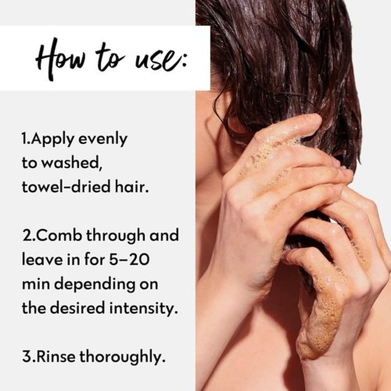 FOUR REASONS Color Mask - Chocolate Hair Gloss & Color Depositing Conditioner | Vegan, Cruelty-Free, 6.76 fl oz