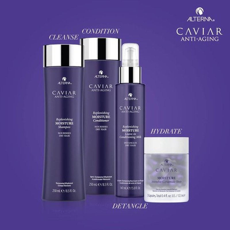 Alterna Haircare CAVIAR Leave-In Conditioning Milk - Anti-Aging Moisture for Dry Hair | 5 Fl Oz, Sulfate-Free