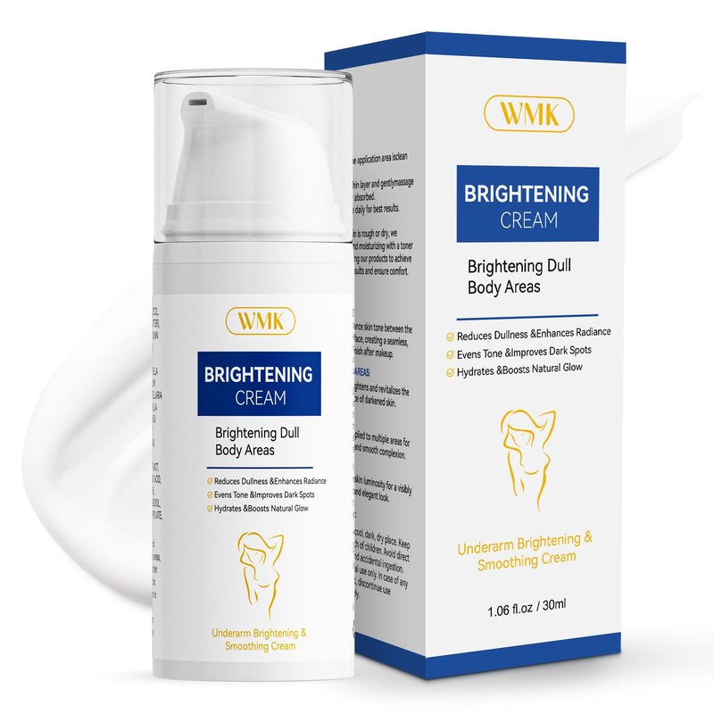 WMK Skin Bleaching Cream for Intimate Areas – Vitamin C Dark Spot Remover for Underarms, Knees, Elbows & Bikini Line