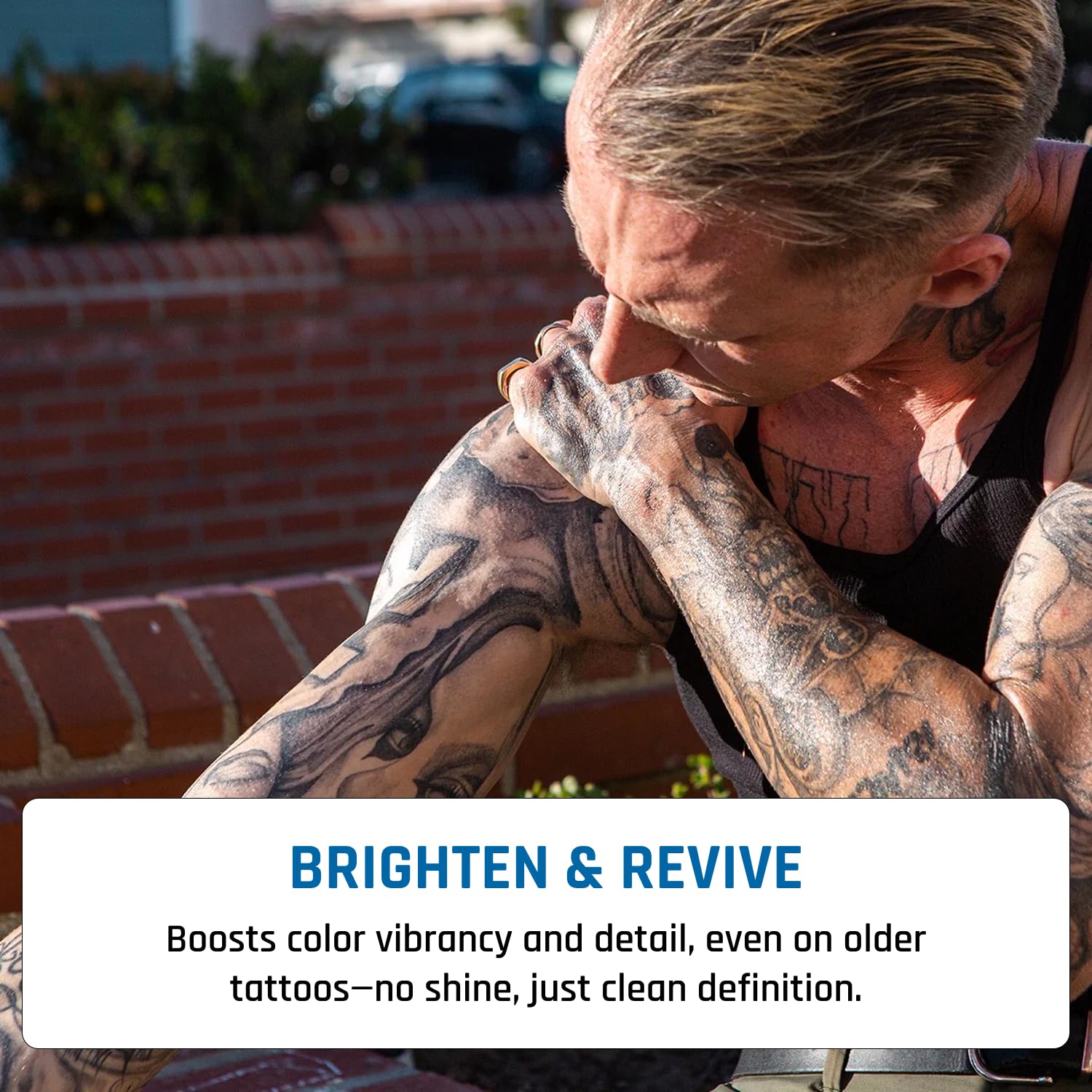 Derm Dude Tattoo Aftercare Brightening Balm | Moisturizing Balm to Protect & Rejuvenate New & Existing Tattoos | Non-Greasy Formula with Dragon's Blood, Shea Butter & St John's Wort, Lavender 2oz