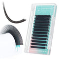 ANNAFRIS Ellipse Flat Eyelashes Extension 0.20 D Curl 8-15mm Natural Soft Matte Black Faux Mink Individual False Lashes Split Tips Light Lashes Extension Supplies (0.20D,8-15mm)
