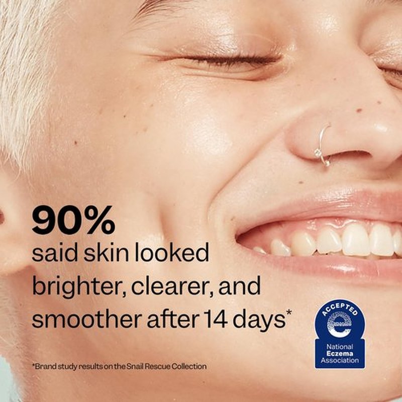 Peach Slices - Snail Rescue Intensive Serum (1.01 oz) - 95% Snail Mucin Concentrate - Reset, Renew & Smooth - Birch Juice, Hyaluronic Acid & Cica - Vegan & Cruelty Free - Korean Skin Care & Beauty
