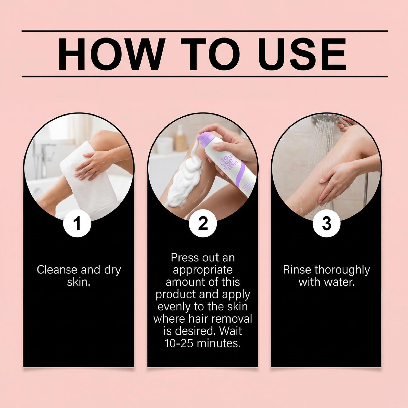 Sonipure Hair Removal Spray, Espuma Para Depilar, Hair Removal Cream for Sensitive Skin – Fast-Acting, With Aloe & Hyaluronic, Bikini Pain-Free Acid Spray Depilatory