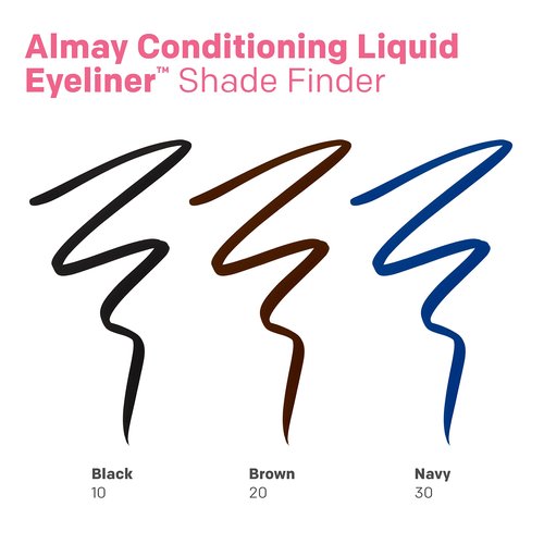 Almay Conditioning Liquid Eyeliner, Longwearing, Waterproof, Hydrating (Packaging May Vary), 30 Navy, 0.03 fl oz