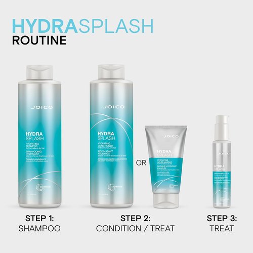 Joico HydraSplash Hydrating Conditioner - Moisture Replenishment for Fine to Medium Dry Hair | Sea Kelp & Coconut Water