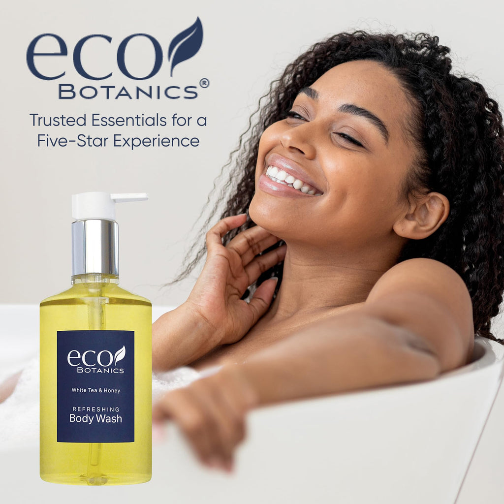 Terra Pure Eco Botanics Body Wash, Retail Size Hotel Amenities, 10.14 oz. (Single)