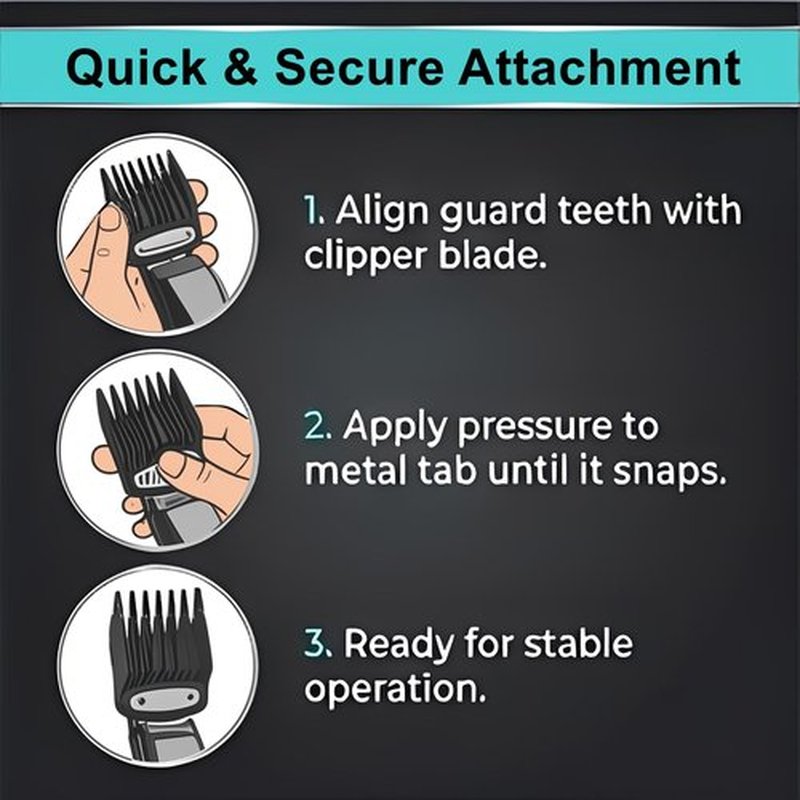 4Pack Fit for Wahl 1/2 Clipper Guard,Fit for Wahl Clipper Guards 1/16'' 1.5mm,Fit for Most WahlClippers(Package Includes 4Pcs 1/16''-1.5mm)