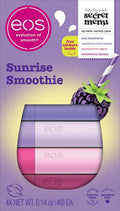 eos Flavor Lab Secret Menu Lip Balm Gift Set - Sunrise Smoothie, Limited-Edition, Moisturizing, Hydrating Lip Balm, Dry Lips, Variety Pack, 0.14 oz, 4-Pack