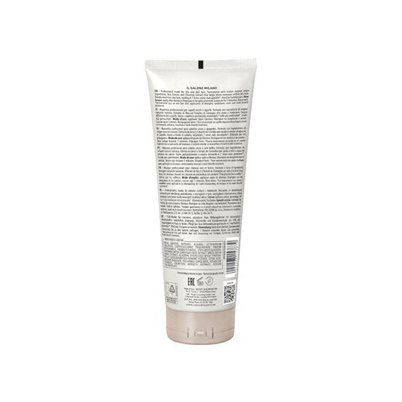 Il Salone Milano Professional Glorious Mask - Hydrating Hair Mask for Dry Hair with Chestnut & Rice Extract - Salon-Quality Nourishment