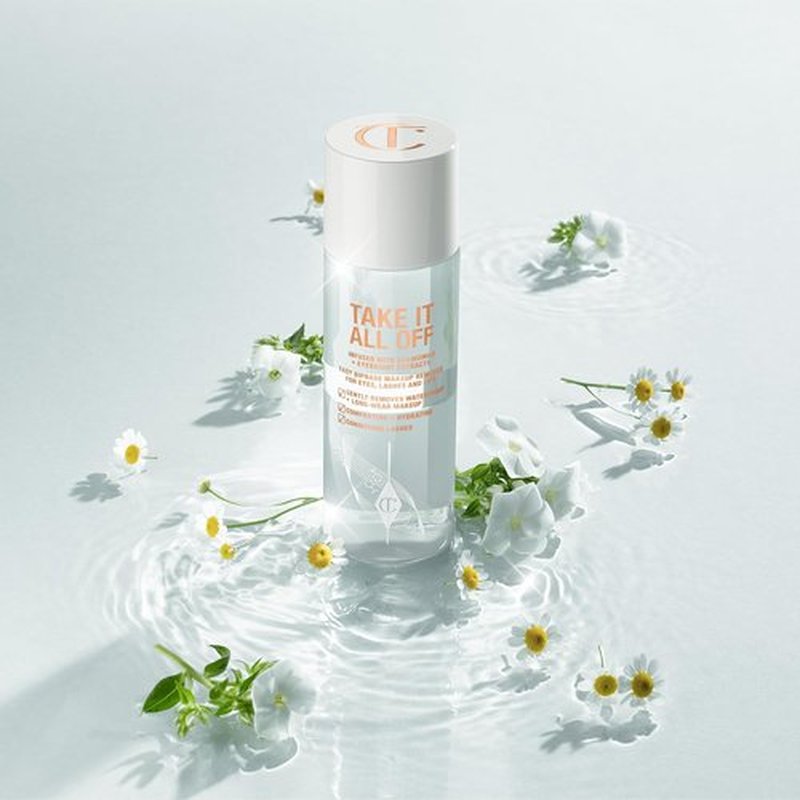 Charlotte Tilbury Makeup Remover - Bi-Phase Cleansing Oil with Soothing Camomile for Lashes & Lips - Waterproof Formula Removal