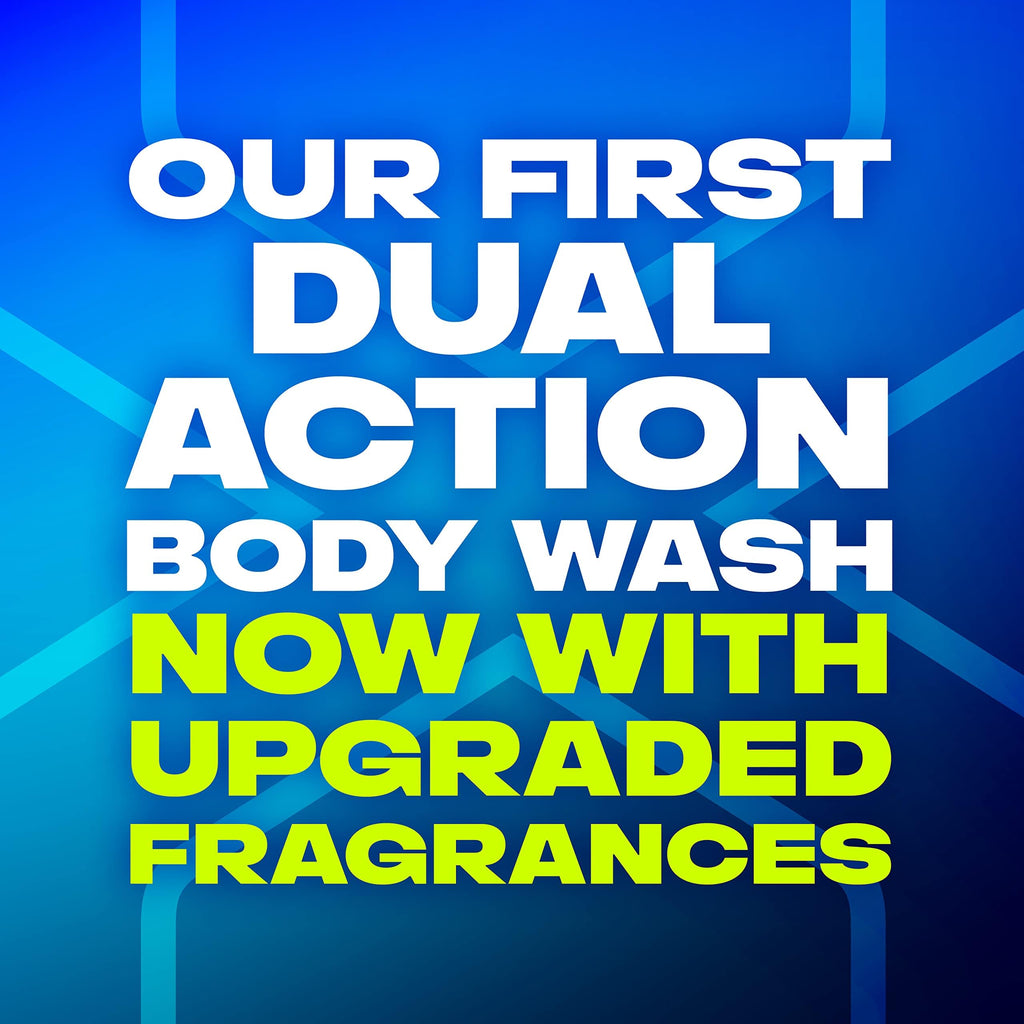 AXE Crushed Mint & Rosemary Body Wash Phoenix 4 Count 12h Refreshing Scent Men's Body Wash with 100% Plant-Based Moisturizers 16 oz