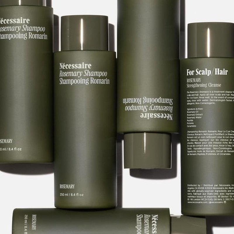 Nécessaire Rosemary Shampoo - Multi-Protein Strengthening Cleanse for Thinning Hair | 250 ml / 8.4 oz
