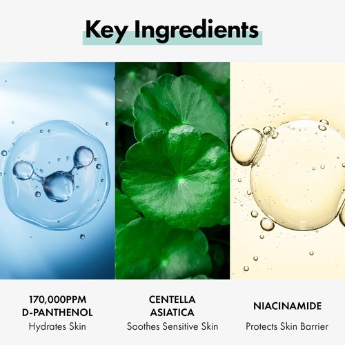 TOSOWOONG Dexpanthenol Cream, 170,000ppm B5 Panthenol, Madecassoside, Centella Asiatica for Skin Barrier Repair, Facial Moisturizer, Soothing, Hydrating, Korean Skincare, 60ml, 2.02 fl. oz.