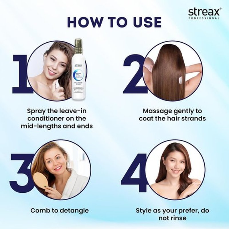 Streax Pro Leave-In Conditioner - Nourishing Formula for Smooth, Frizz-Free Hair | 100ml