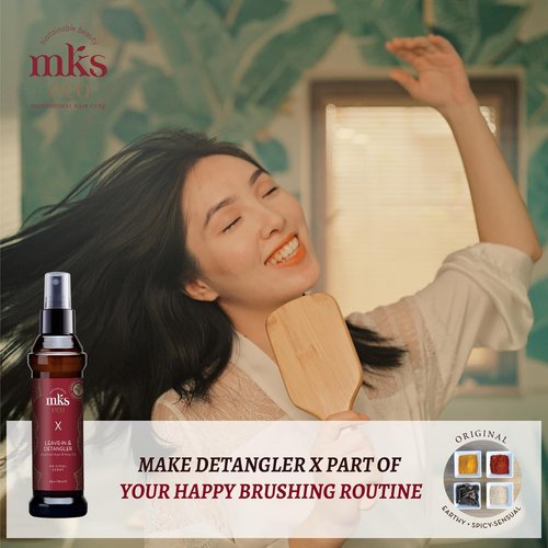MKS Eco X Leave-In Treatment & Detangler | Moroccan Argan Oil & Hemp Seed Oil - Vegan & Cruelty-Free