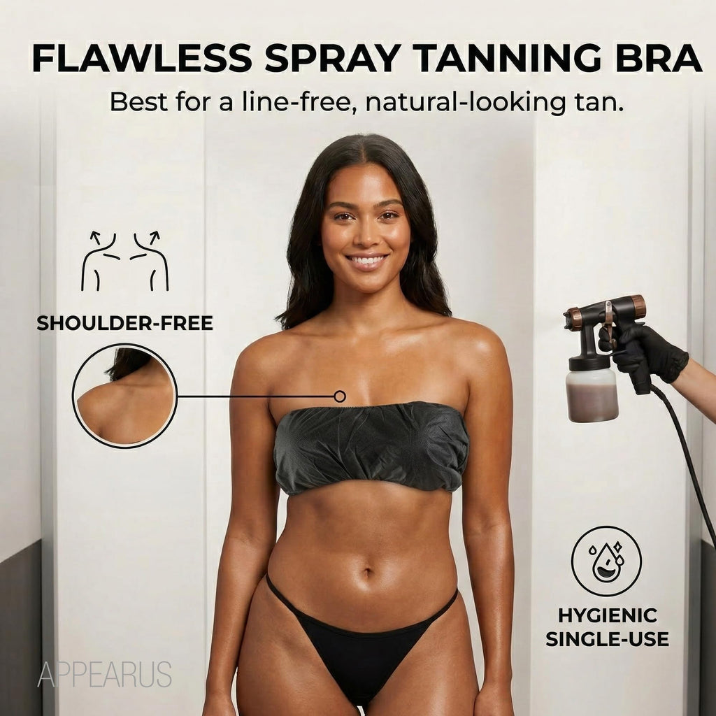 APPEARUS Disposable Bandeau Bra 50 Count