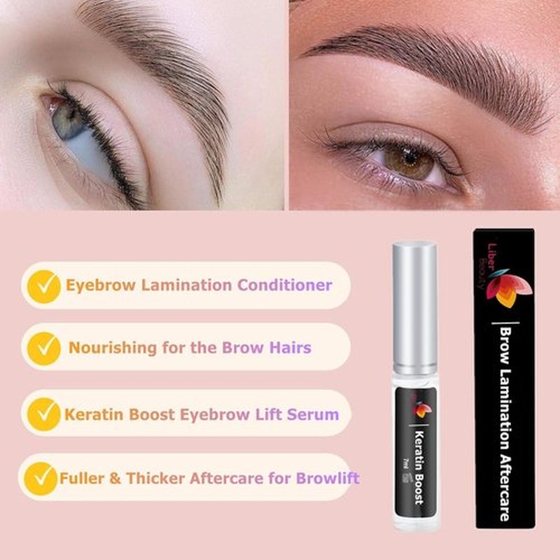 Skiennix Lash Lift Care - Brow Lamination Aftercare Nutrition | 7ml Keratin Treatment for 8 Weeks