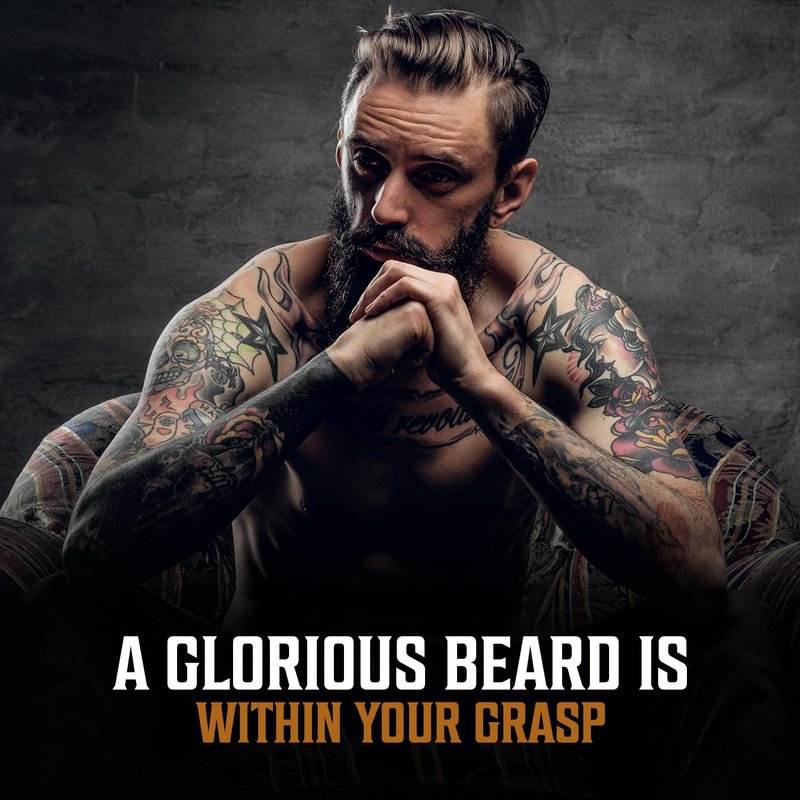 Viking Revolution Coffee Whiskey Beard Oil - Natural Argan & Jojoba Oil Beard Conditioner for Men | 1 Pack