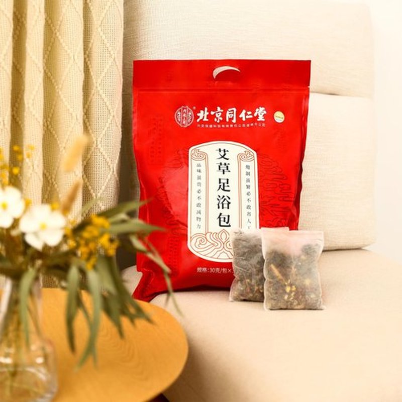 30 Pack Natural Plant-900g Foot Soak Spa Foot Bath 泡脚袋 北京同仁堂艾草泡脚药包 泡脚包 足浴包 使用泡脚桶更合适