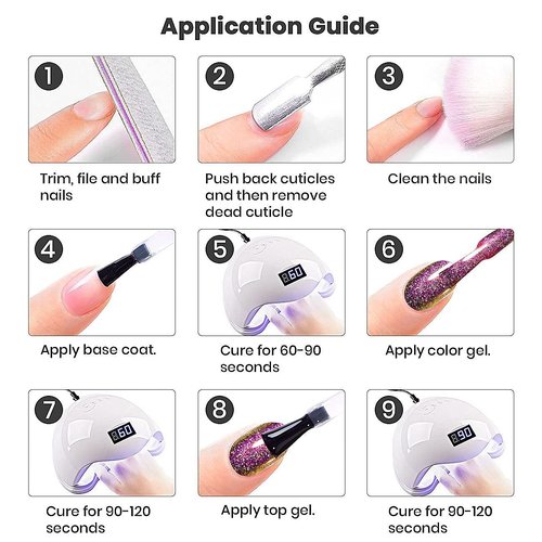 RARJSM Chameleon Gel Nail Polishes Set Multichrome Color Changing Blue Green Purple Holographic Glitter Polish Curing Requires Sparkle Shimmer Nail Gel Varnish Soak Off DIY at Home 7.5ml 3PCS