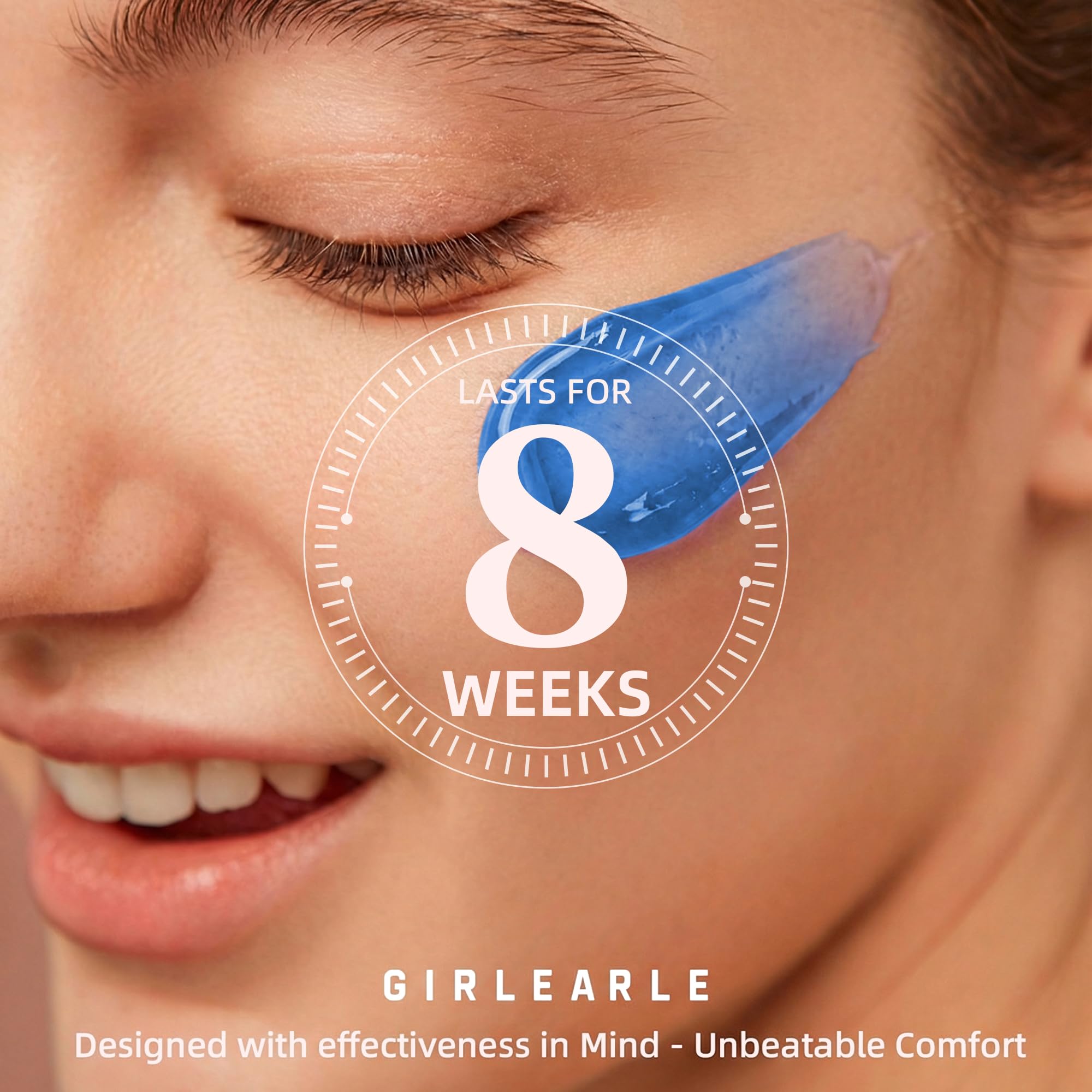 GIRLEARLE 2.5lb Wax Beads for Hair Removal, Brazilian Bikini Hard Wax for Sensitive Skin, Hard Wax beads Perfect for Full Body Eyebrow, Facial, and Underarms at Home for Women and Men (Chamomile)