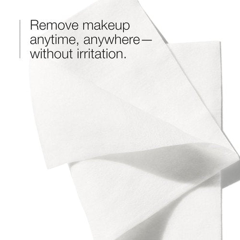 Clinique Micellar Cleansing Makeup Remover Wipes - No Water Needed, Perfect For Travel | 50 Count