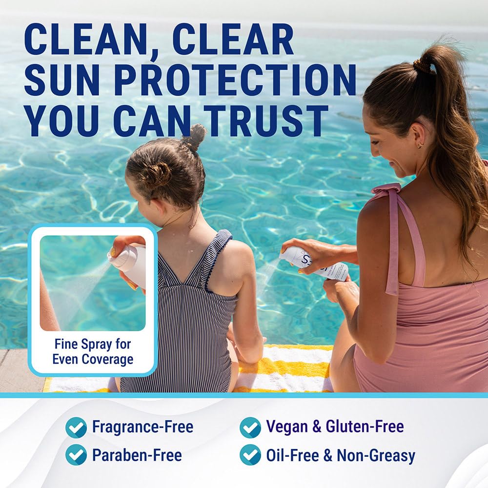 Coral Isles Island Rain Sunscreen Spray SPF 50 - Hawaii Compliant - Oxybenzone & Octinoxate Free - Broad Spectrum - Water Resistant, 6 Fl Oz (Pack of 3)
