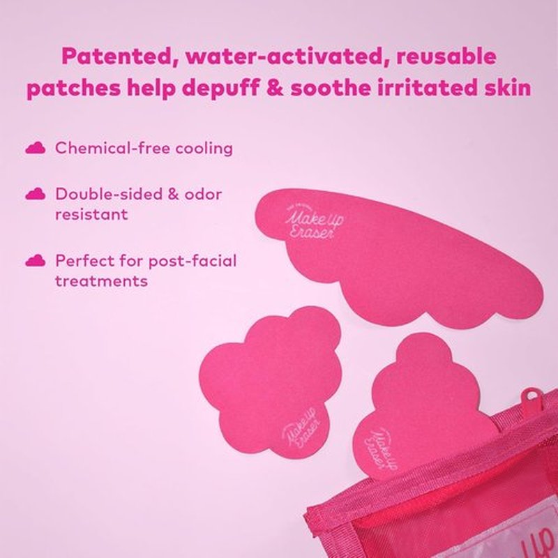 MakeUp Eraser Face Cooling Clouds - Reusable Facial Patches for Reducing Redness & Irritation - Instant Cooling