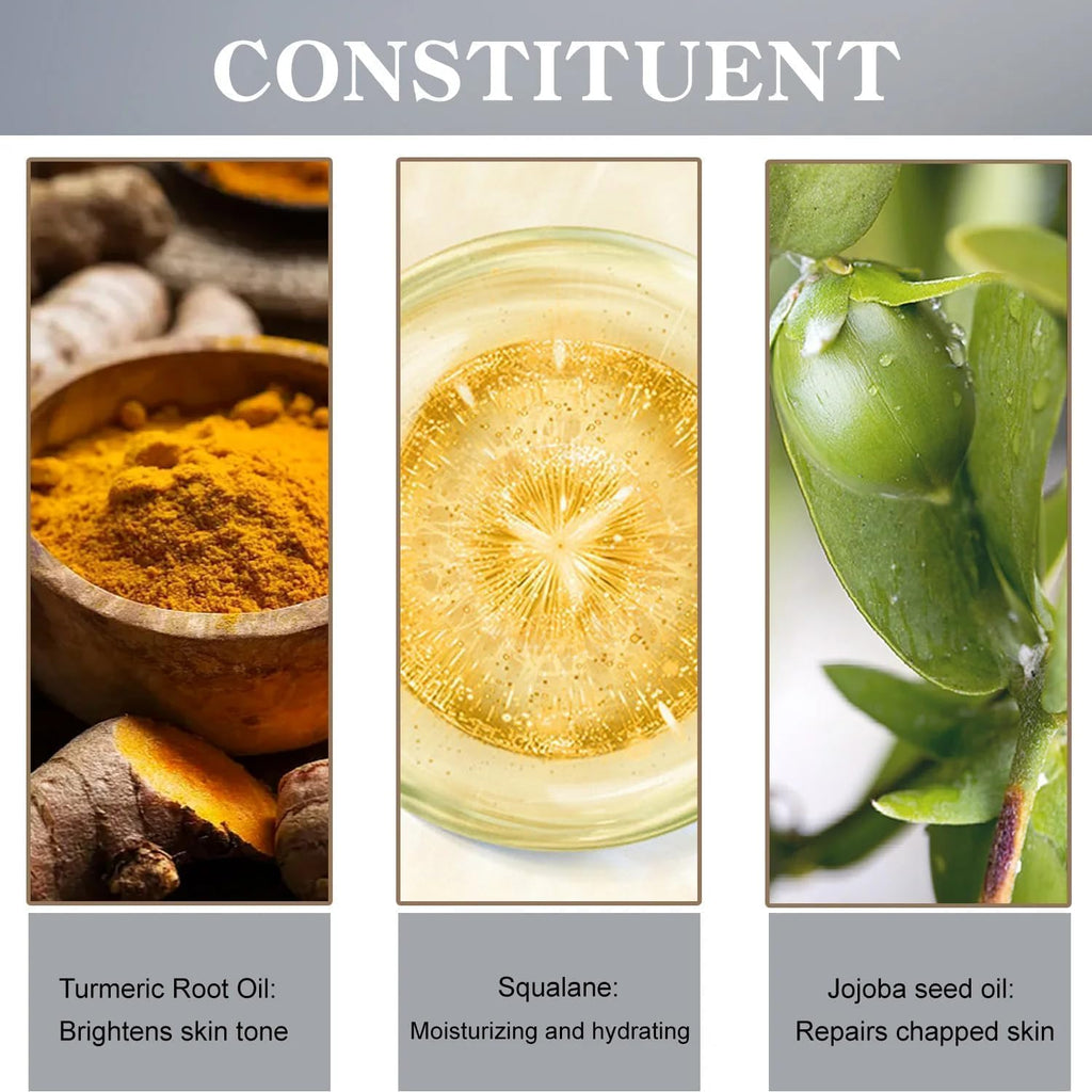 Turmeric Lip Balm for Dark Lips,Lip Lightening For Dark Lips Smoker,Lip Balm for Lip Softening & Hydration, Help Fade Lip Discoloration