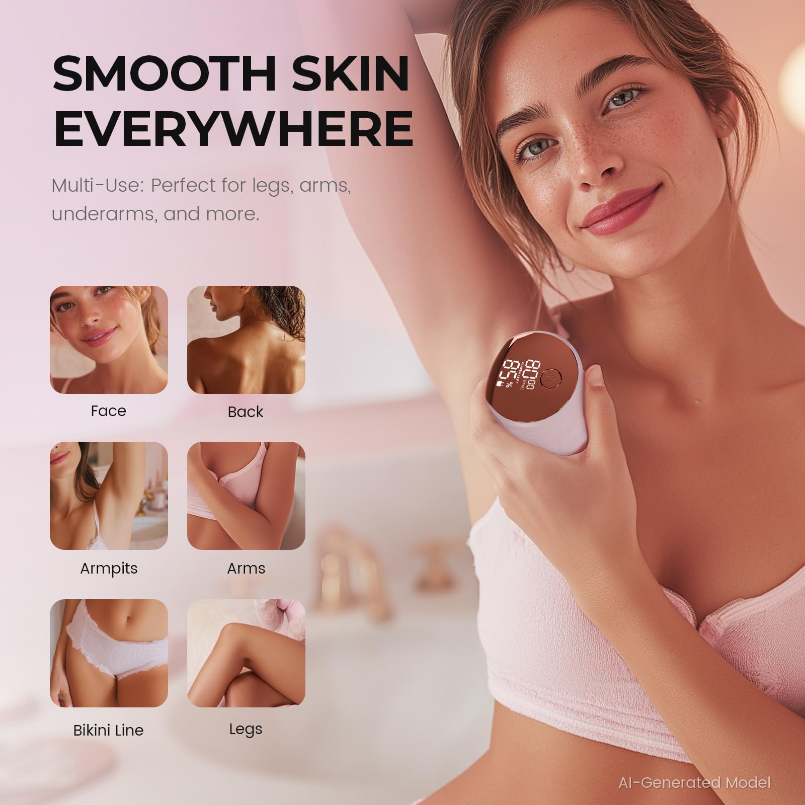 PRITECH Electric Razors for Women Legs, Electric Shaver for Women